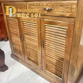 Tủ Giày Gỗ Sồi Mỹ