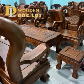 bộ bàn ghế salon  14 đào