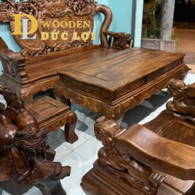 bộ bàn ghế  nghê tay 16