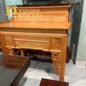 bàn thờ gỗ gõ đỏ