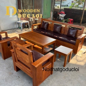 SOFA  gỗ căm xe lào 