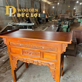 Bàn thờ gỗ dầu đỏ